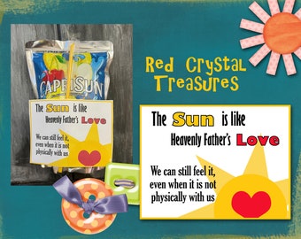 God's Love is like the sun, Religious gift tags