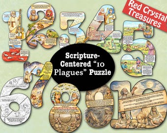 聖書に基づいた「十の災い」パズル