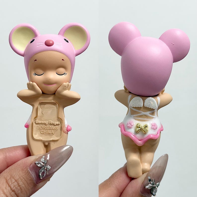 Authentic Sonny Angel Hippers - Handmade, Customs, Phone Accessory & Decor dreaming mouse