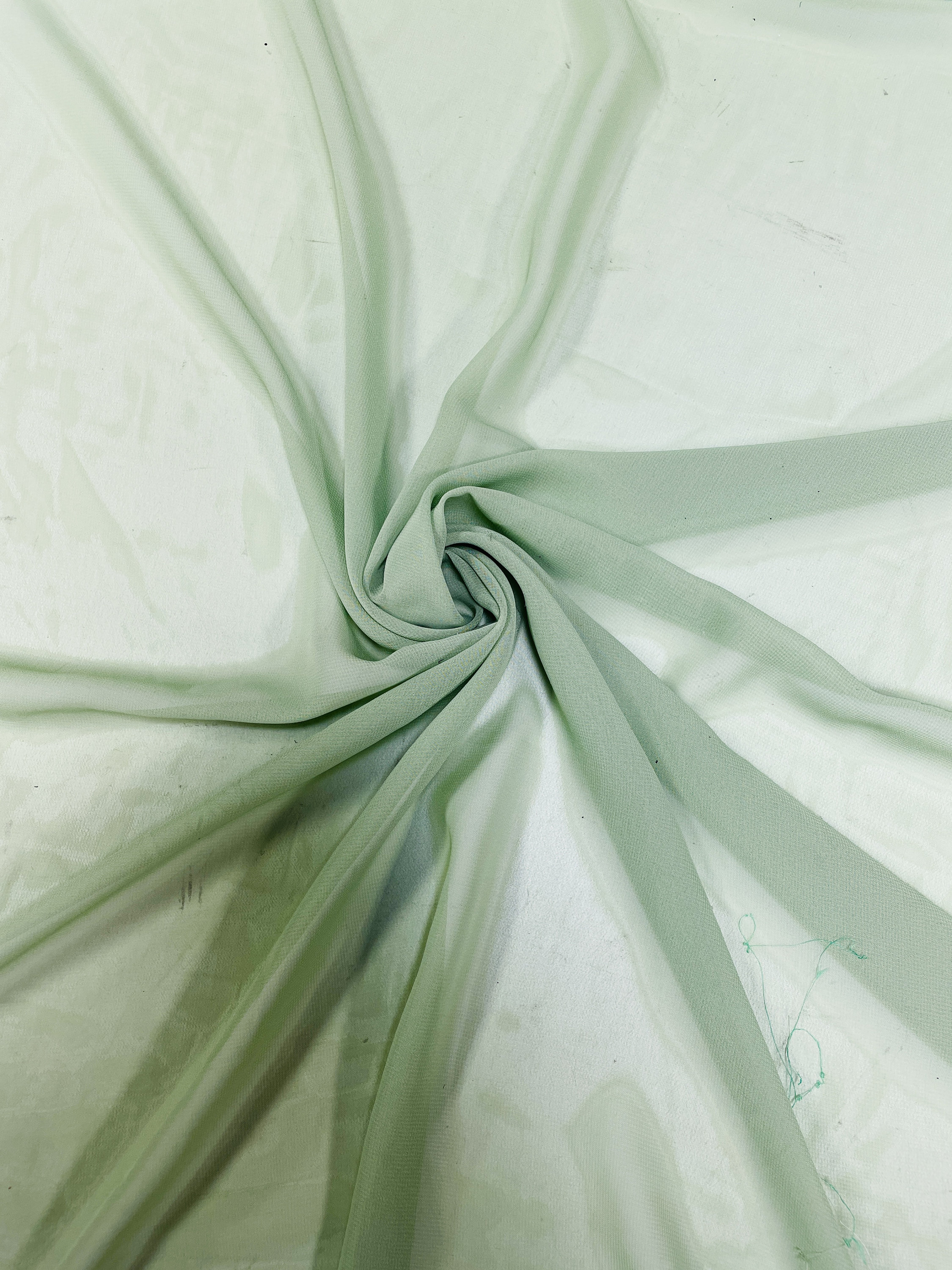 Sage Green Chiffon Fabric Etsy UK