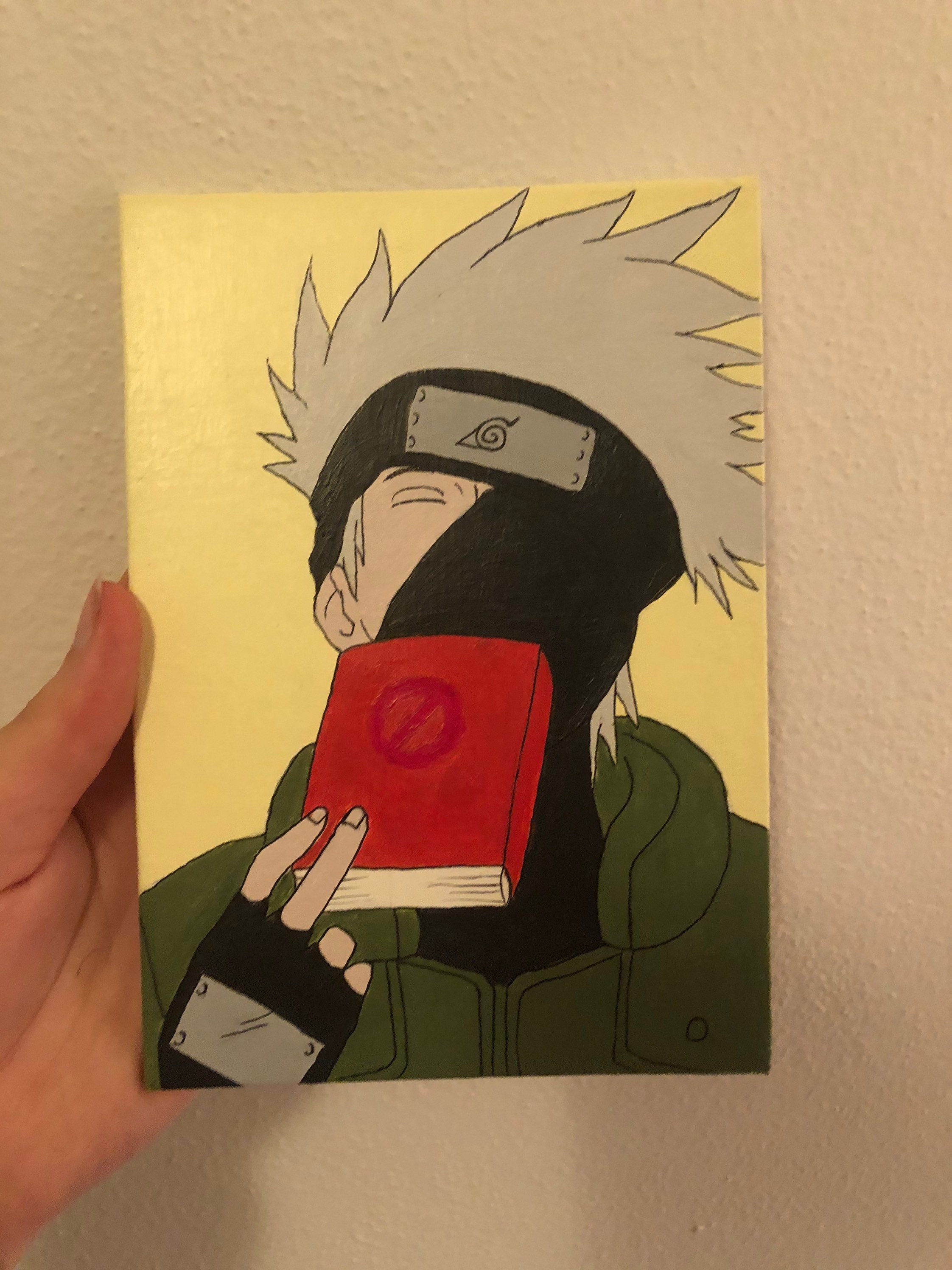 Kakashi Hatake Painting on Canvas Etsy