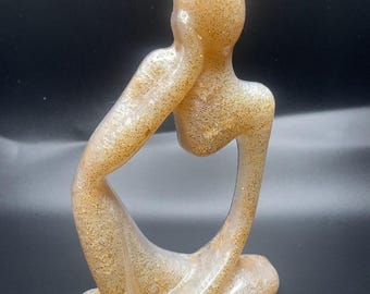 Abstract Resin Art Statue for Modern Décor