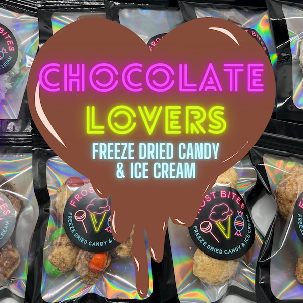 Chocolate Lovers | 5 Bag Sampler | Freeze Dried Ice cream & Candy | Freeze Dried Candy