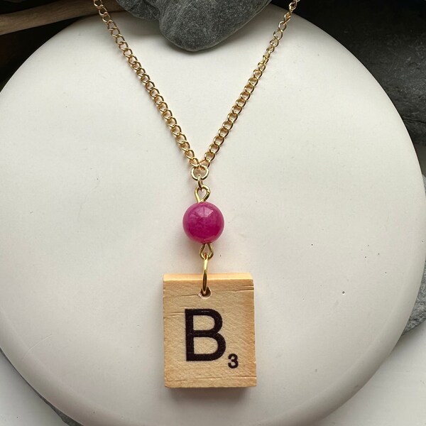 Scrabble Tile Beads Etsy