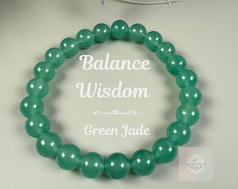 Jade Evil Eye Bracelet: Minimalist Boho Protection Gemstone