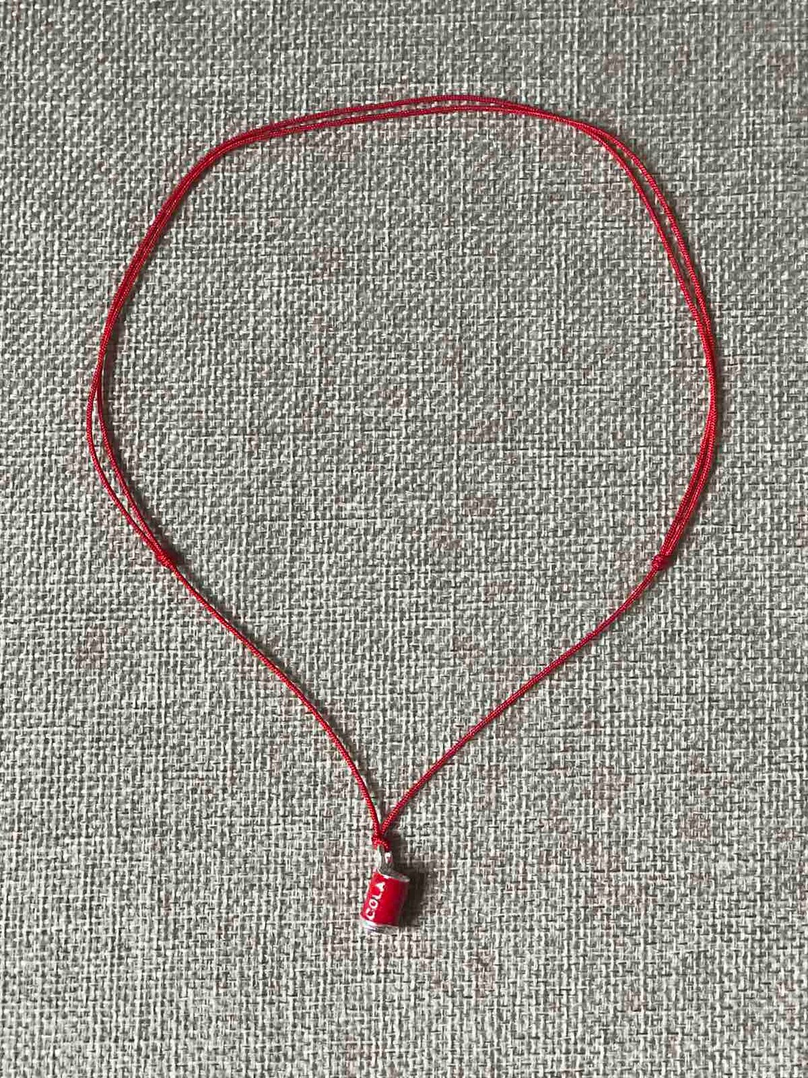 Cola Slip-knot charm necklace Sliding knots necklaces | Etsy