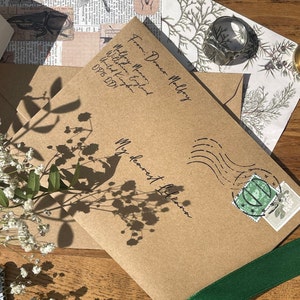Carta de personagem Draco Malfoy Comfort - Mudança, presente, carta de personagem, personalizada