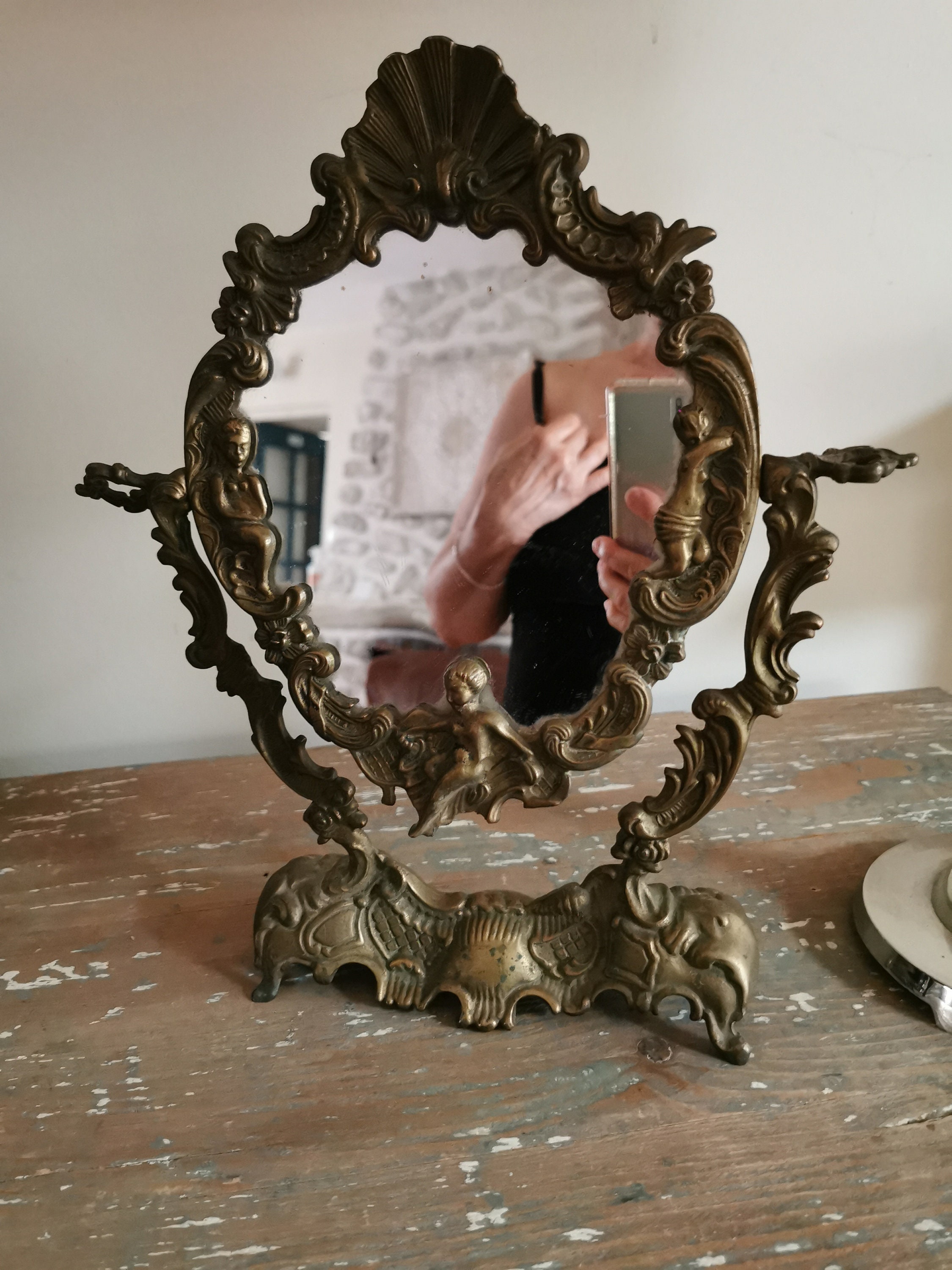 Ancien Miroir Psyché