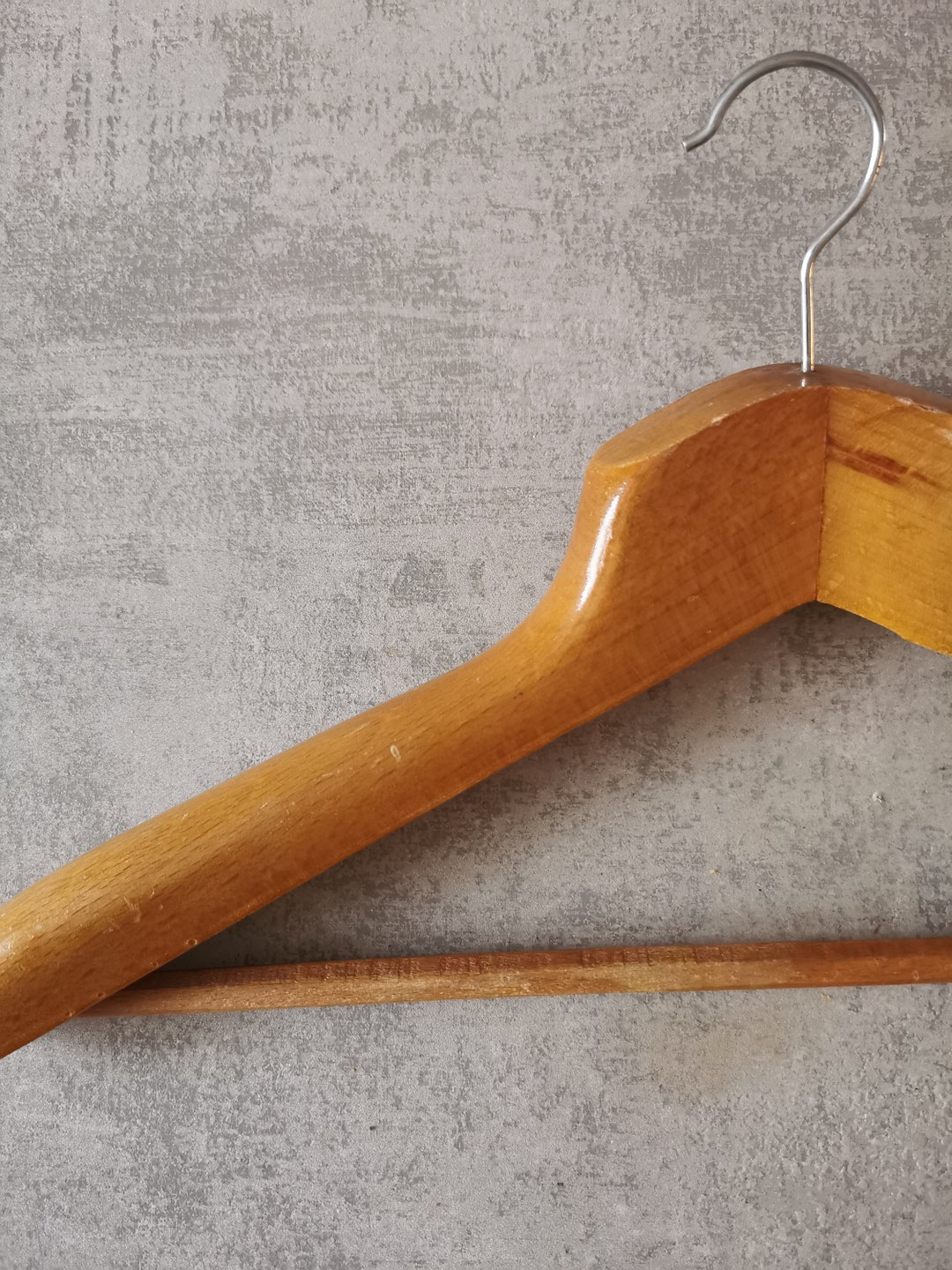 Vintage Wooden Hangers Made in France Etsy
