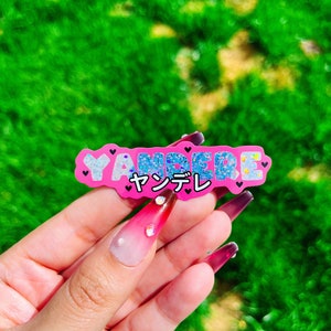 LAST CHANCE Yandere Anime Sticker Tsundere, Dandere, Kuudere Glitter