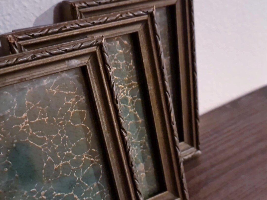 Vintage Set of Mini Portrait Frames - Wall and Tabletop Picture Frames ...