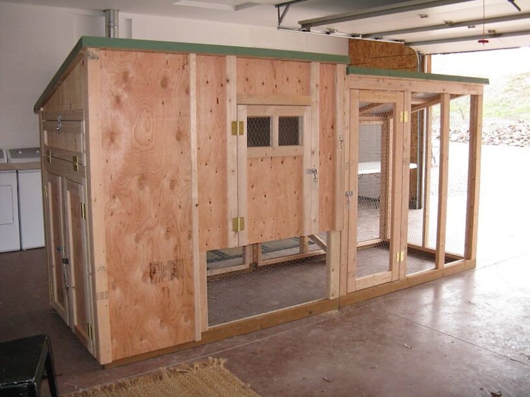 PDF Plan W/ Material List Chicken Coop Framing Plan Deluxe Coop Deville