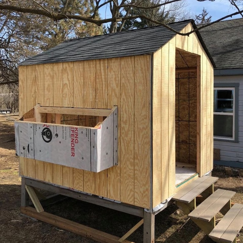 Easy DIY Storage Sheds Framing Kit Shed Kit for Outdoor Etsy