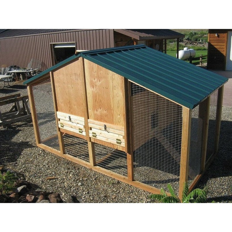 PDF Plan W/ Material List Chicken Coop Poultry Cage Hutch Cage Etsy