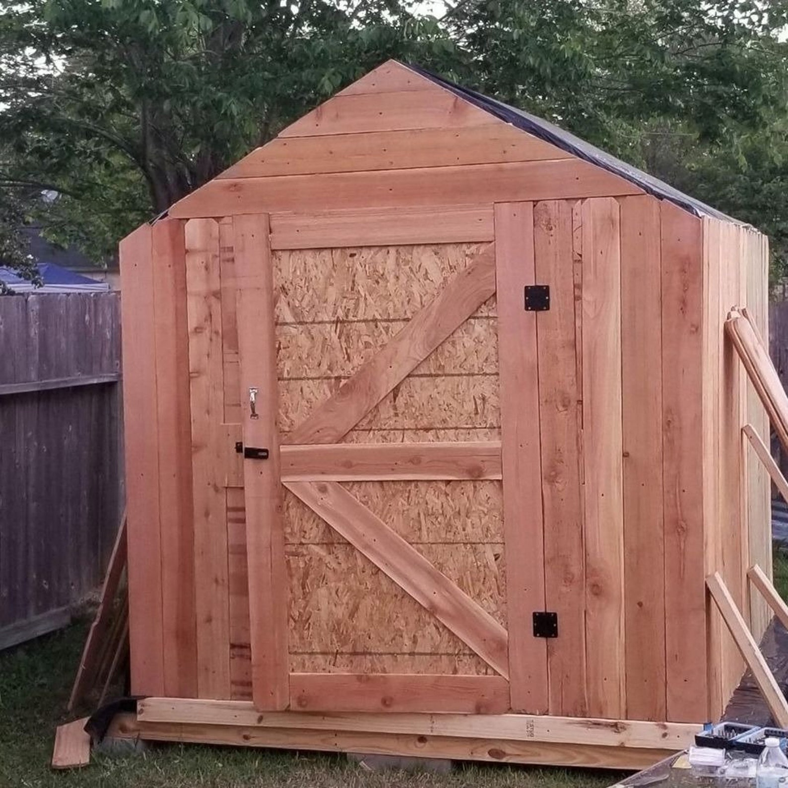 Easy DIY Storage Sheds Framing Kit Shed Kit for Outdoor Etsy