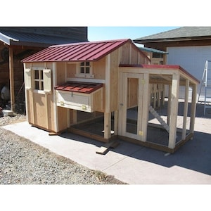 PDF Plan w/ Material List The Home Cottage Coop & Storage Aerea Chicken Coop Framing Plan