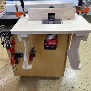Compact Router Table and Fence System With Plate - for Ryobi Dewalt ...