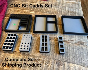 Complete CNC Tray Set - ShapeOKO or OneFinity Bit Trays by Carbide 3D