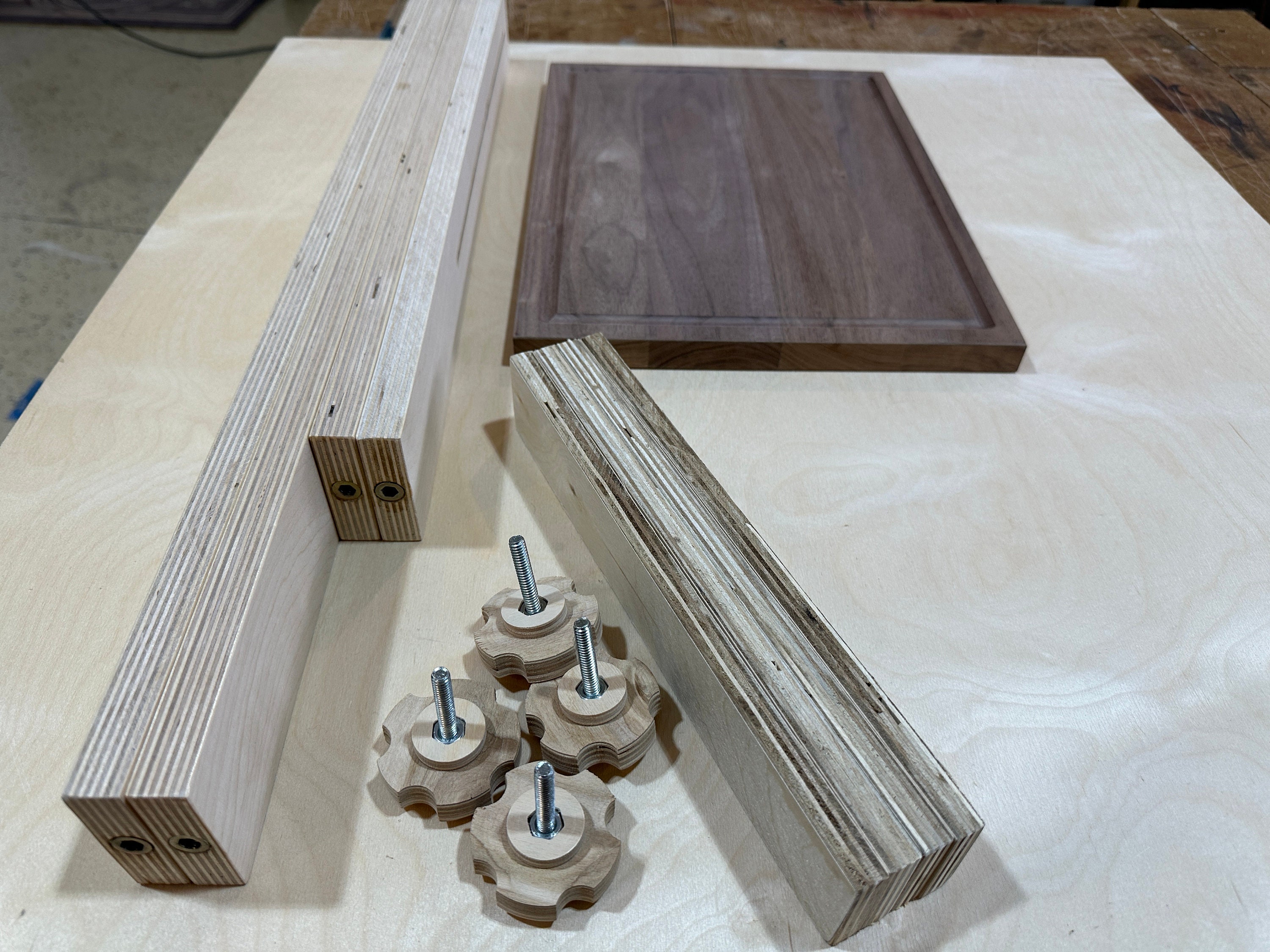 Juice Groove Jig Small to Large Cutting Board Juice Groove Routing Jig