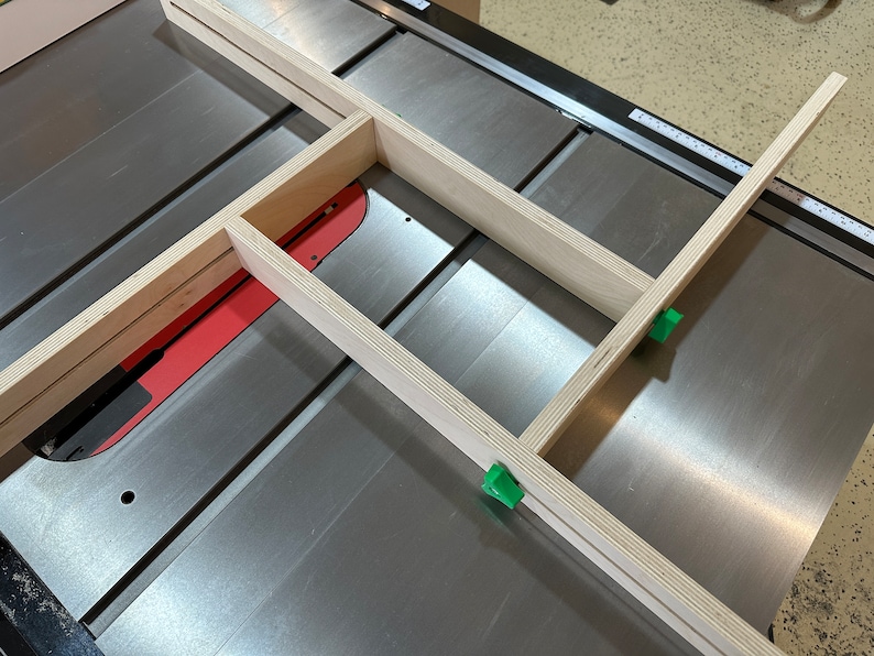 Juice Groove Jig Small to Large Cutting Board Juice Groove Routing Jig Baltic Birch With Corner