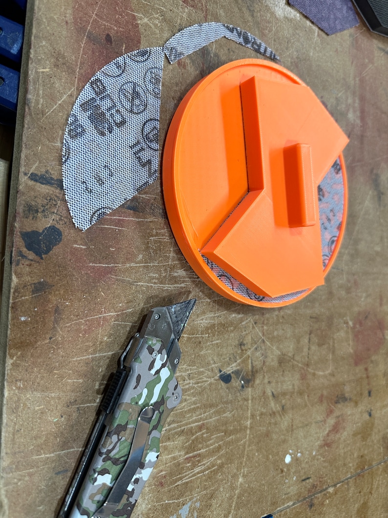 Make Your Own Sandpaper M12 Detail Sander Milwaukee DIY Sandpaper Cutter 6 and 5 Sheets Etsy