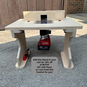 Compact Router Table and Fence System With Plate - for Ryobi Dewalt ...