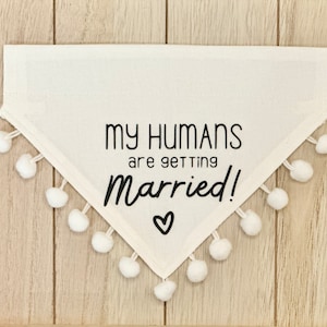 My Humans are Getting Married Bandana