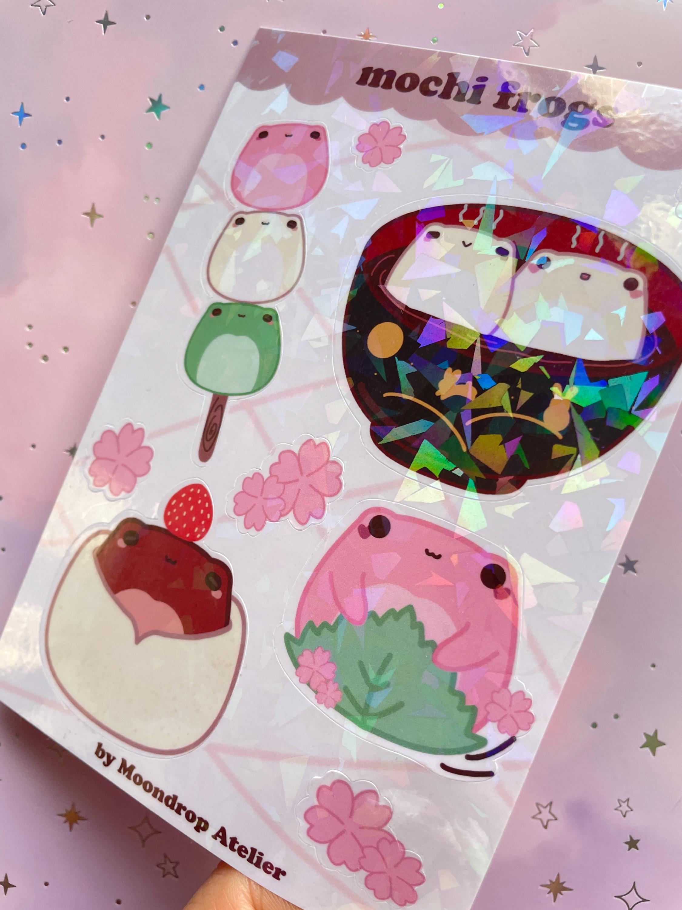 Mochi Frog Sticker Japanese Froggy Sticker Kawaii Dango Stickersheet ...