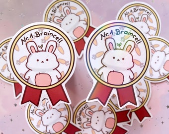 Rabbit Sticker Kawaii Bunny Sticker Cute Bunny Sticker Bunny Vinyl Sticker Small Gift