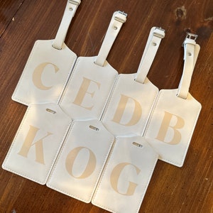 Initial Destination Luggage Tag Bachelorette | Bachelor | Vacation trip | Birthday | Honeymoon | Wedding | Spring Break | Gifts | Present