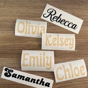 Gepersonaliseerde sticker, bruidsmeisje sticker, bruidsmeisje sticker, voorstel bruidsmeisje sticker, Maid of Honor sticker, DIY bruidsmeisje vak, naam
