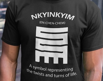 Life - Adinkra Nkyinkyim camiseta sabiduría africana