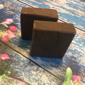 Real Pine Tar Soap | 20% Pine Tar | Sensitive Dry Skin | Acne | Itch | Man Soap | Black Tar Soap |  Eczema / Psoriasis | Dandruff