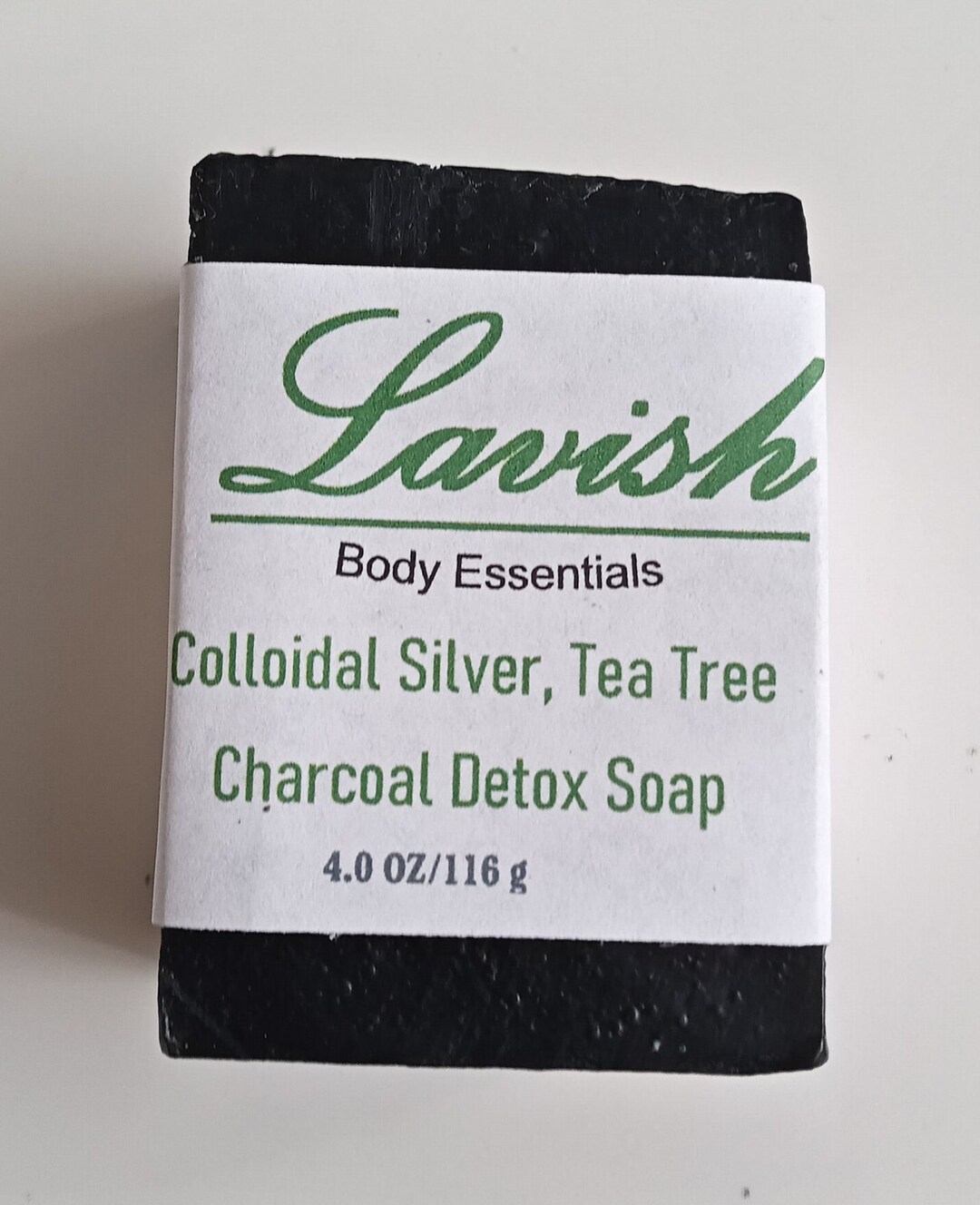 Fungal Facial/body Colloidal Silver Charcoal Tea Tree Soap Bacterial