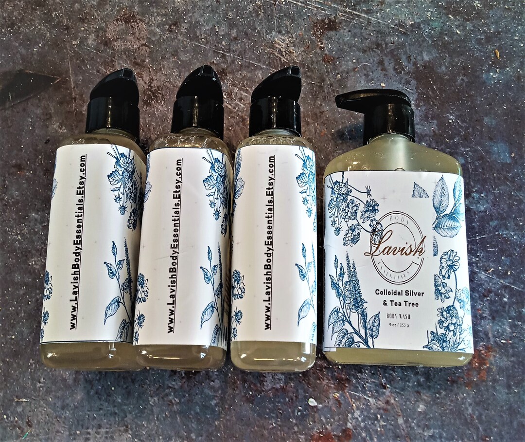 Fungal Facial/body Colloidal Silver Tea Tree Wash Bacterial Fungal