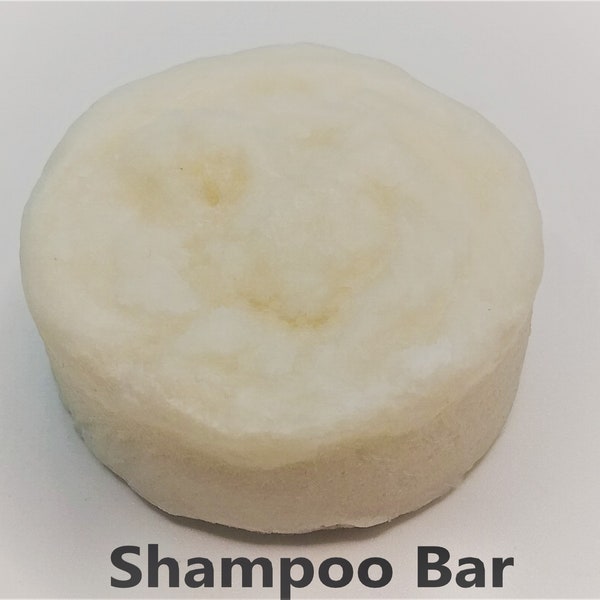 Rice Shampoo Bar | Zero Waste | 2.0 oz  and 4.0 oz | All Natural | Vegan | Zero Waste | Biodegradable | Panthenol | Gluten Free