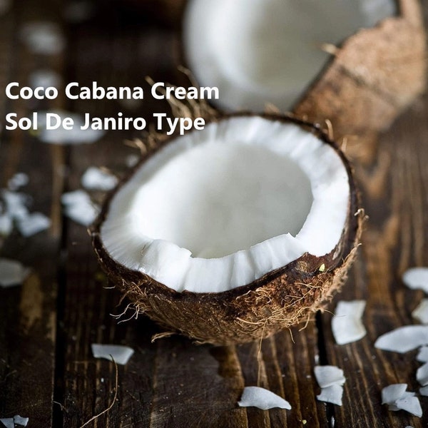 Coconut Cabana Cream Body Wash | Sugar Scrub| Body Spray| Lotion Body Butter | Deodorant | Shampoo Bar| Solid Fragrance| Sol De Janeiro Type