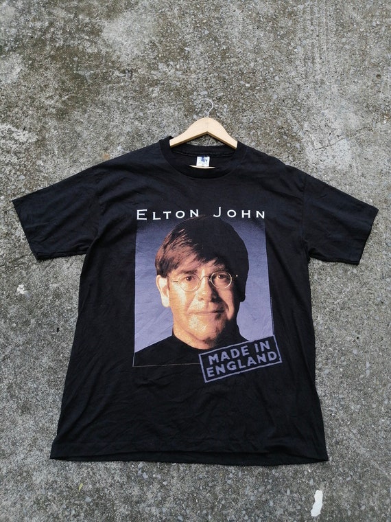 Vintage 90s Elton John Made in England for the USA Tee - Etsy Canada