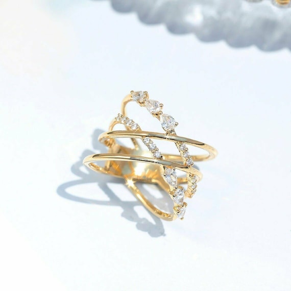 アクセサリー GARNI Chip Ring - S with dia Chip Ring - M with dia・プラチナ | GARNI ONLINE STORE