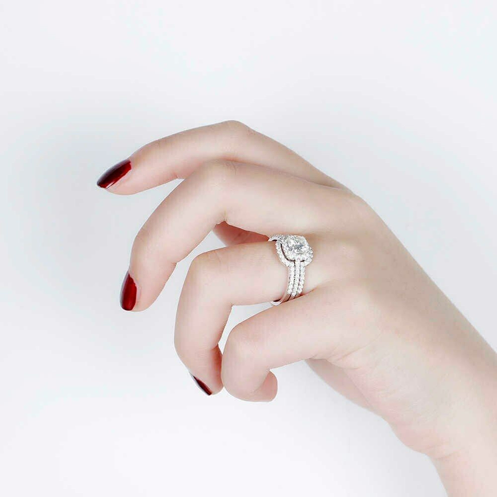 Enhancer Guard Band Wrap Guard Band 2.66CT Cushion Cut - Etsy