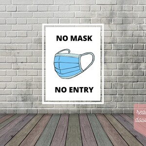 No Mask No Entry