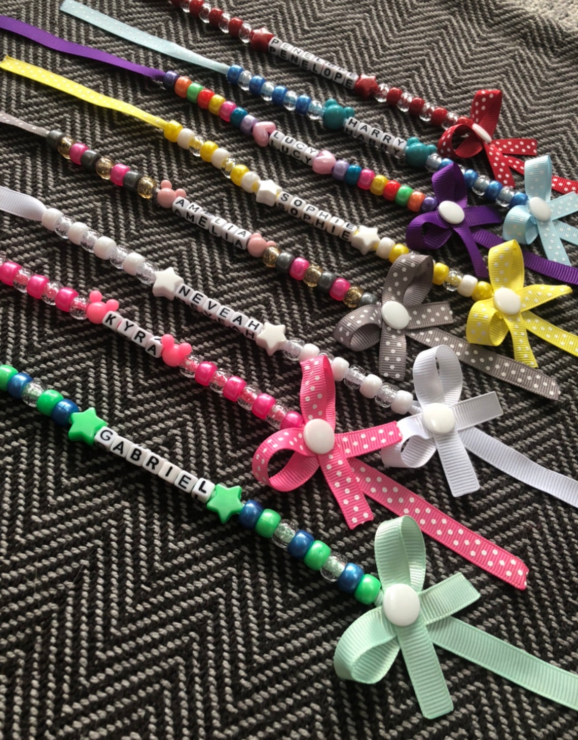 Wonderful personalised dummy clips 3 For 2 Etsy