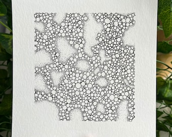 World Flipper: Original Ink Drawing | Stella, Nimbus, Arc