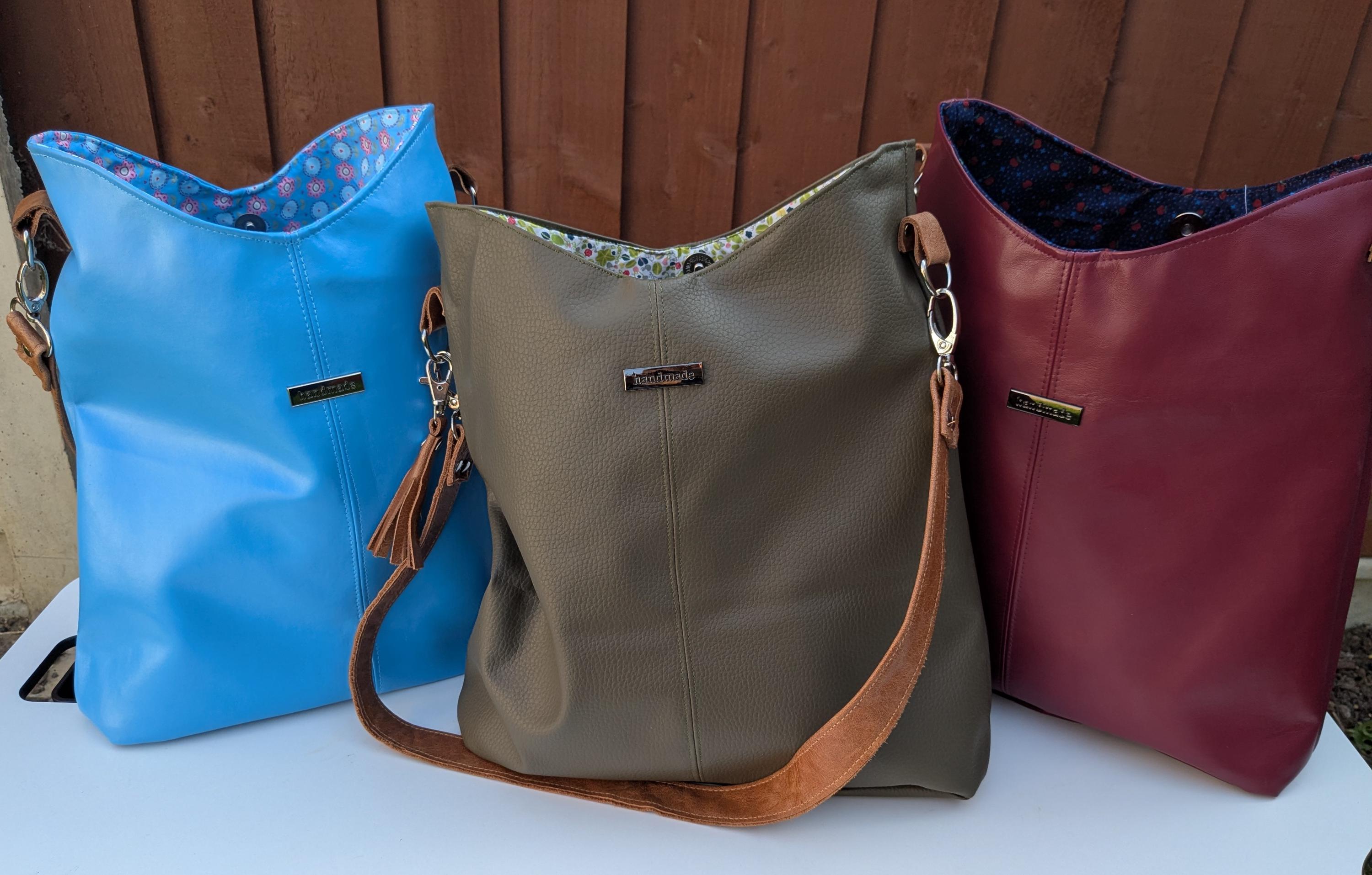 Hobo Bag Black Purse Long Shoulder Strap MARY Vegan Crossbody Hobo