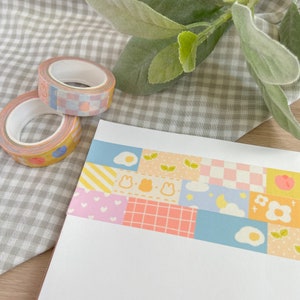 Cute Pattern Washi Tape | Multiple Design and Pattern Bujo Journaling Decoration
