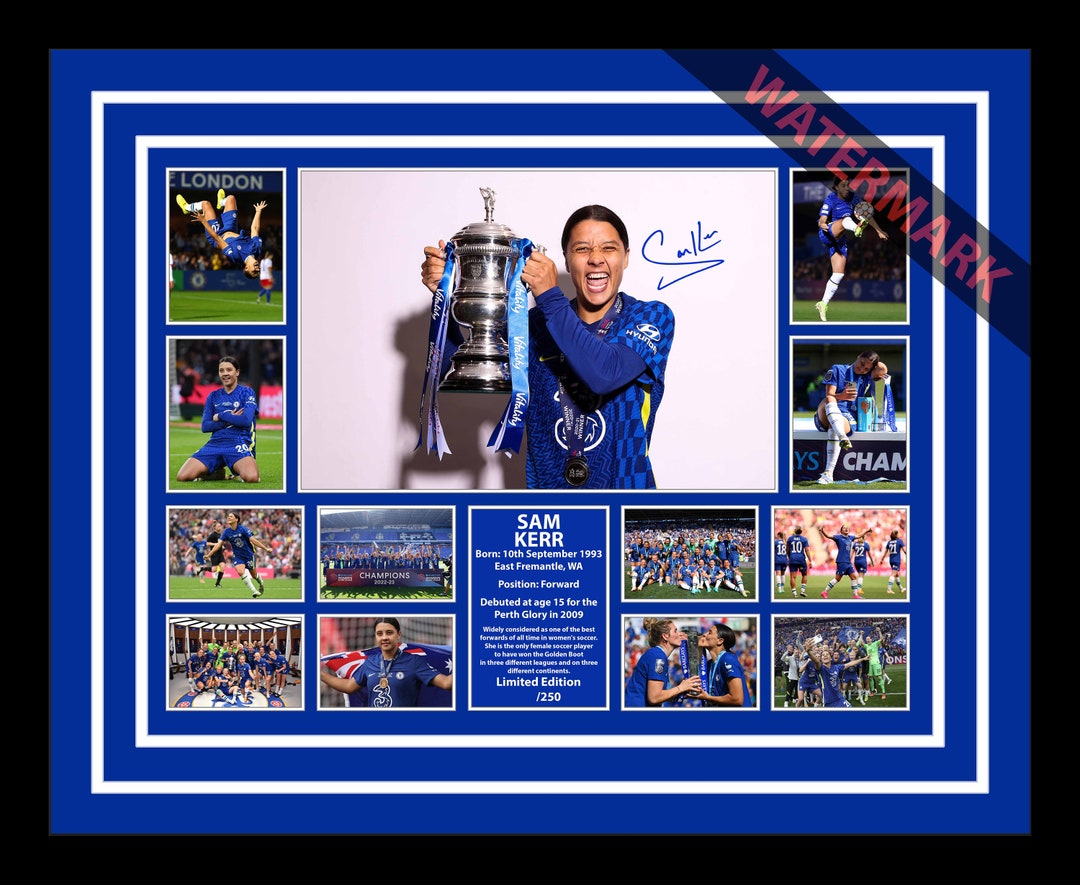 Sam Kerr 2023 Chelsea FC Women's Soccer Memorabilia Etsy