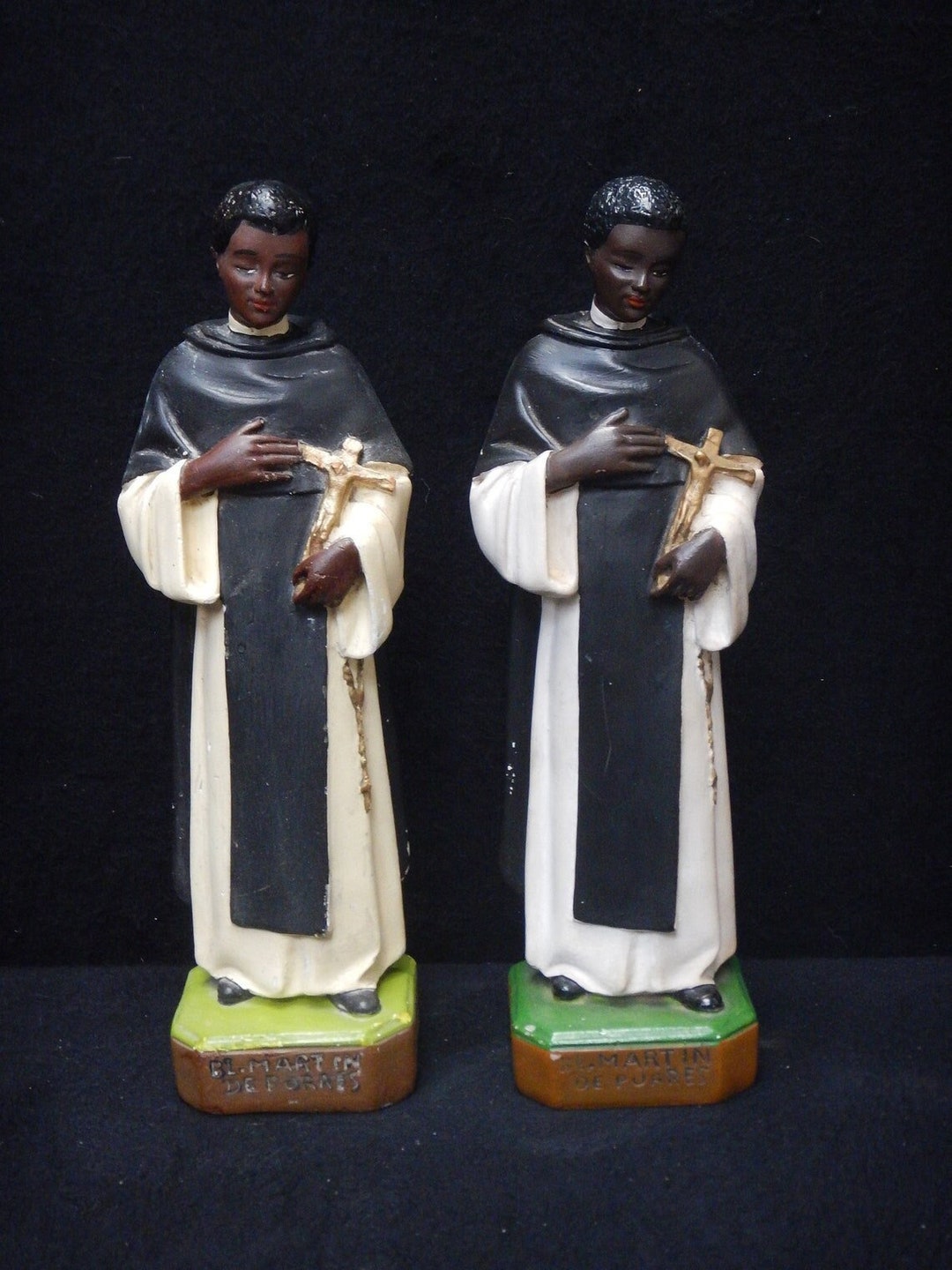 St Martin De Porres Irish Statue Patron Saint of Publicans, Barbers and
