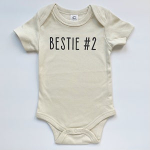 Organic Cotton Bodysuit | Babies, Toddlers, Infants | Bestie #2