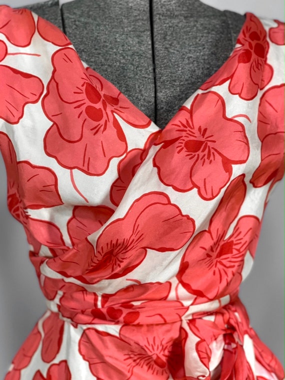 Vintage Afro Hibiscus Tunic Dress main image 0