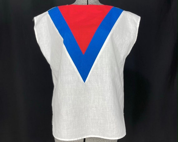 70s nautical top - image 1